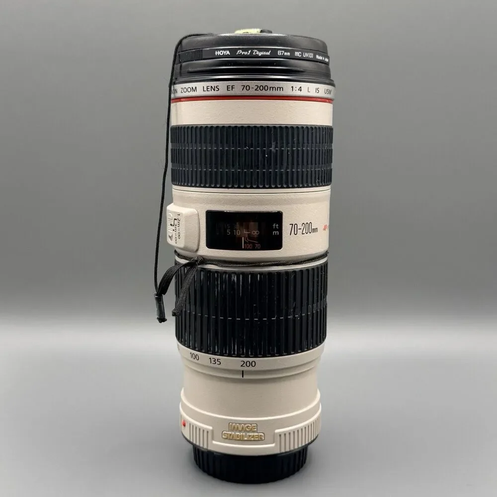 Canon EF 70-200mm f/2.8L IS USM Telephoto Zoom Lens Hood Filter Tested Haze